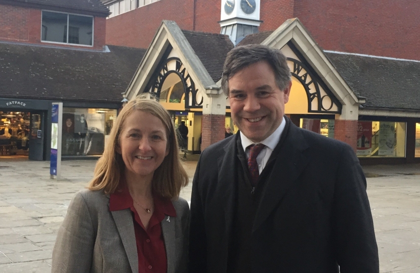 Last week I met in Horsham with the Police and Crime Commissioner Katy Bourne for discussions which focussed in particular on issues impacting young people in Horsham and the wider community.  (Photograph with Katy Bourne taken after a previous recent visit) 