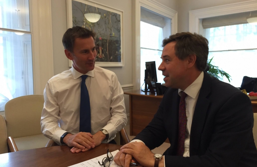 Jeremy Quin MP with Jeremy Hunt