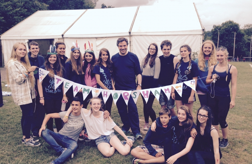 Jeremy Quin MP at the NCS Camp